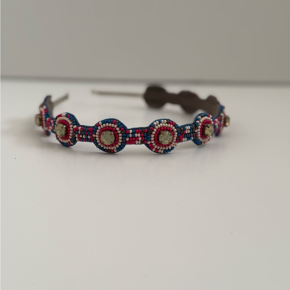 J.crew Colorful Beaded Headband